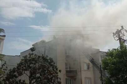 Bacayı temizlemek isterken az daha apartmanı yakıyordu