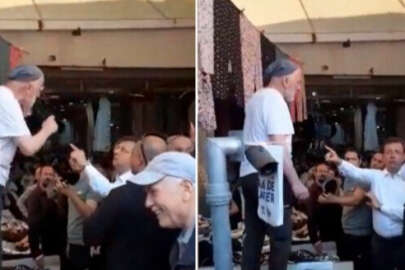 Ekrem İmamoğlu, HDP ile işbirliğine tepki gösteren pazarcıya 'ahlaksız' diyerek hareket etti