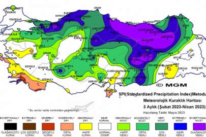 Nisanda yağışlar yüzde 254 arttı