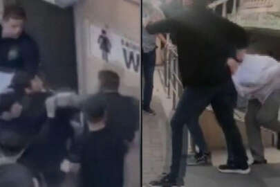 Kadınlar tuvaletine gizlice girip görüntü çeken sapığa meydan dayağı