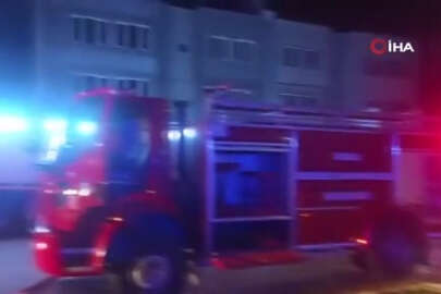 Bursa'nın merkezinde kauçuk fabrikasında büyük yangın