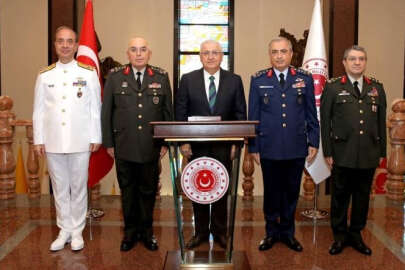Milli Savunma Bakanı Güler, TSK komuta kademesini kabul etti