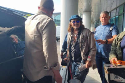 Johnny Depp İstanbul'a geldi