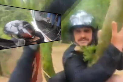 Şile'de mahsur kalan 2 kişi helikopterle böyle kurtarıldı!