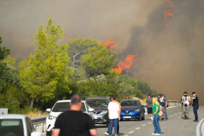 Yunanistan'da söndürülemeyen orman yangınları!