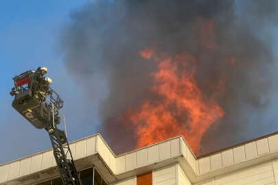 Samsun'da apartmanda yangın paniği!
