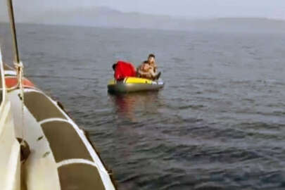 Muğla Datça'da 3 göçmen kurtarıldı