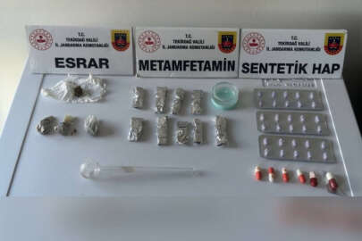 Tekirdağ'da uyuşturucu operasyonu!