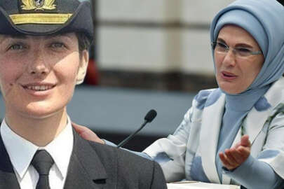 Emine Erdoğan'dan TSK'nın ilk kadın amirali Gökçen Fırat’a tebrik