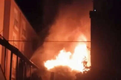 Sakarya'da samanlık alev alev yandı!