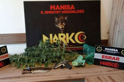 Manisa'da uyuşturucu operasyonu!