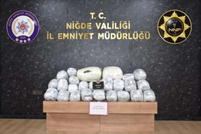 Niğde'de 72,5 kilogram esrar ele geçirildi!