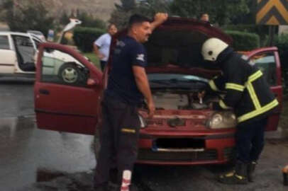 Hatay'da iki otomobil çarpıştı! Yaralılar var