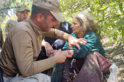 Tokat'ta çilek toplarken kaybolan kadını, jandarma buldu!