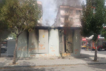 Aşırı sıcak nedeniyle trafo merkezi alev topuna döndü!