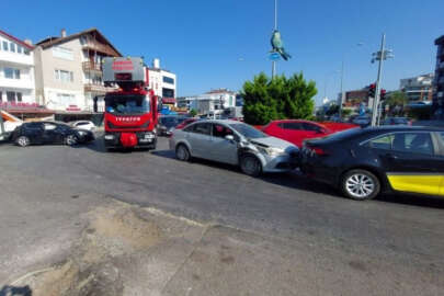 Samsun'da zincirleme kaza!