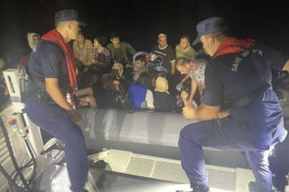 Çanakkale Ayvacık açıklarında 42 kaçak göçmen yakalandı!