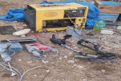 Hatay'da hazine avı! Suçüstü yakalandılar