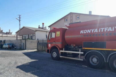 Konya'da balya yangını korkuttu!