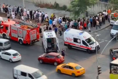 İstanbul Küçükçekmece'de araç dereye uçtu: 3 yaralı!