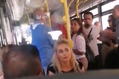 Belediye otobüsünde "Lezbiyen" krizi!