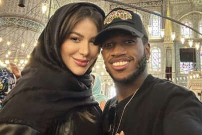 Fenerbahçeli Fred, eşiyle birlikte Ayasofya’yı gezdi!