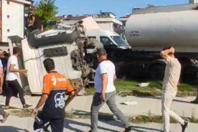 Arnavutköy'de tanker dehşeti! Facianın eşiğinden dönüldü