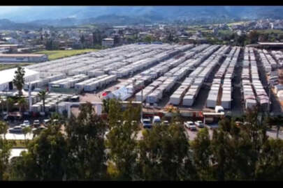 Hatay'da öğretmenler için 6 bin 343 konteyner kuruldu!