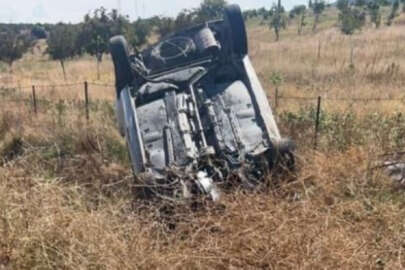 Burdur'da 14 yaşındaki çocuğun yaptığı kazada 2 ağır 3 kişi yaralandı