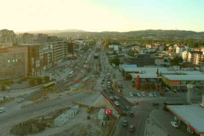 Bursa'da geçit bölgesinde trafik çift yönlü açıldı!