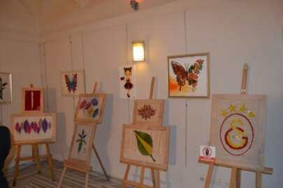 Bursa'da suça sürüklenen çocuklar sanatla buluştu, eserleri sergilendi