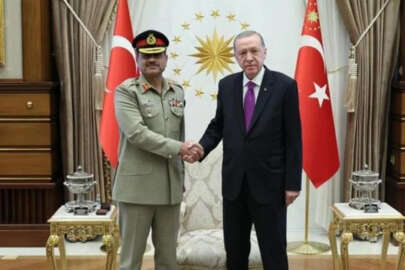 Cumhurbaşkanı Erdoğan, Syed Asım Munir'i kabul etti