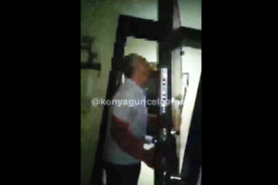 Konya’da ev sahibi kiracısının kapısını söktü: Kapıyı polis geri taktı