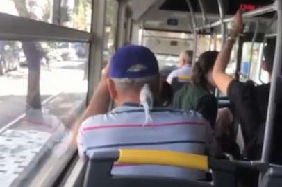 Bursa’da muhabbet kuşu ile yolculuk yaptı