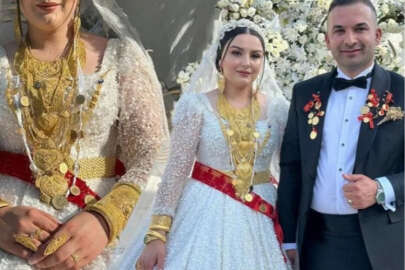 Geline kilolarca altın, damada binlerce lira!