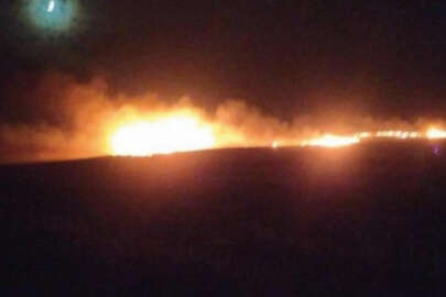 Otluk alanda yangın!