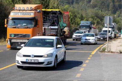 Anadolu Otoyolu'ndaki çalışma, Bolu Dağı esnafının yüzünü güldürdü
