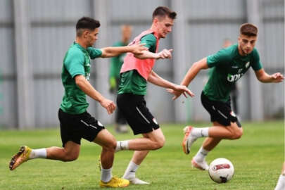 Bursaspor'da taktik çalışmalar sürüyor