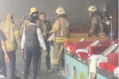 İstanbul Galata Köprüsü altındaki restoranda yangın paniği!