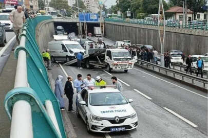 Feci kazada 7 araç birbirine girdi!