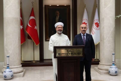 Diyanet İşleri Başkanı Ali Erbaş, Bursa'da ziyaretlerde bulundu