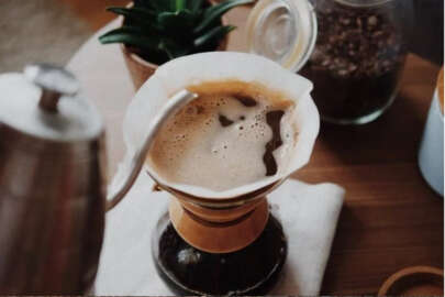 Filtre kahve yapımında ilginç yöntem!