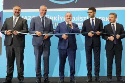 100 milyon dolarlık lojistik merkezi törenle açıldı