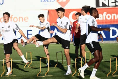 Beşiktaş, Galatasaray maçı hazırlıklarını sürdürdü