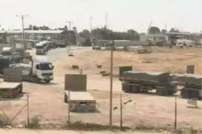 Refah Sınır Kapısı'ndan 20 adet yardım TIR'ı Gazze'ye geçti