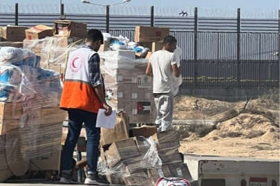 Refah Sınır Kapısı'ndan 5. yardım konvoyu geçti