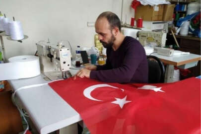 Bayrak üreticileri stokları tüketti