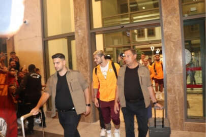 Galatasaray, Rize'de coşkuyla karşılandı