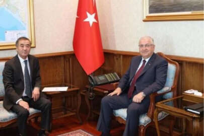 Bakan Güler, Gombosuren’i kabul etti