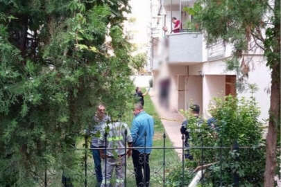 Balkonda kan donduran görüntü!